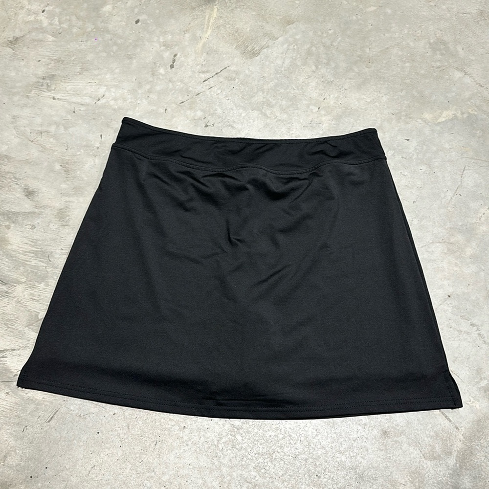 Womens‎ Skort Skirt Size XL  Black Pull On / Box 8-14 / NWT